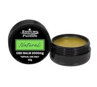 Natural CBD Balm 30g 2000mg with Organic Hemp Oil, Beeswax & Vitamin E - High Strength CBD Muscle Balm for Muscles & Skin