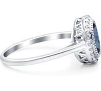 Natural Certifed 925 Sterling Silver Oval Shape Colour Changing Alexandrite Gemstone Ring Women (4)