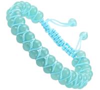 Natural Chakra Healing Power Crystals Macrame Bracelet Double Layer Stone Beads Gemstone Meditation Relax Anxiety Bangle for Unisex Women Men