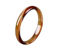 Natural Chalcedony Bangle, Orange Agate Bangle, Lady Jade, The Bring Good Luck, for Girlfriend, for Family, with Jewelry Box, 56-62mm,58mm