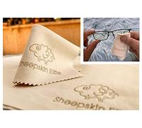 Natural Chamois Leather Eyeglass Cleaning Cloth Camera Lens Cleaning Cloths Screen Cleaning Cloth Glasses Cleaning Cloth Tablets Chamois Cleaning Cloths for Eyeglasses (3 Packs, 2 Large, 1 Small)