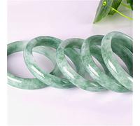 Natural Chinese Light Turquoise Hand- carved Wide Bar Jade Bracelet Fashion Boutique Jewelry Women' s Bracelets Popular Gifts (Gem Color : 62-64mm)