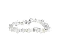 Natural Chip Bead Crystal Healing Chakra Gemstone Bracelet Protection Gem Stone (White Howlite)