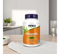 Natural Chlorella Capsules 1000mg 120 Tabs NOW Foods Chlorophyll Beta-Carotene