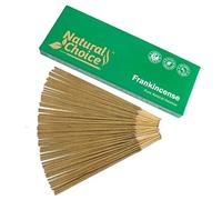 Natural Choice Frankincense Incense Sticks 100 Grams, Low Smoke Traditional Incense Sticks Made from Scratch, Never Dipped
