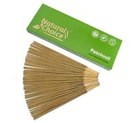 Natural Choice Incense Patchouli Incense Sticks 100 Grams, Low Smoke Traditional Incense Sticks Made from Scratch, Never Dipped