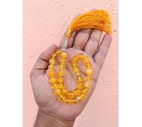 Natural Citrine Agate Tasbeeh, Yellow Citrine Muslim Tasbih Favor, Aqeeq Prayer Beads Islamic Misbaha, Hakik Sufi Tasbih, Dark Red Aqiq Masbaha Sebha 33 Beads 10MM
