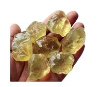 Natural Citrine raw Stone ore Block Yellow Energy Crystal Specimen, Suitable for Chakra Aura Decorative Gifts(30-45g (1pcs))