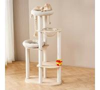 Natural Classic Cat Climbing Frame with Ball Track 154cm