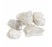 Natural Clear Quartz Raw Crystal Stone for Meditation, Mindfulness, Home Décor and Spiritual Gift, Genuine Rough Quartz Point and Cluster, Unique White Clear Stone