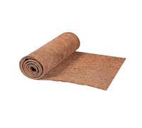 Natural Coco Liner Roll, 0.5*2m Co-conut Fiber Mat Co-conut Planter Liners, Coco Hanging Basket Liner Co-conut Growing Mat Co-conut Matting for Planter Patio Containers Wall Troughs Reptile Carpet Mat