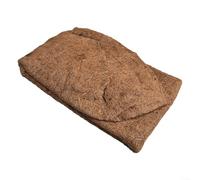Natural Coco Liner Trough for Hanging Baskets Replacement Coconut Fiber Half Moon Liner for Flower Basket Inserts (36 inches)