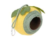 Natural Coçonut Bird House - Hand Woven Hut Nest for Parrots Sparrows | Organic Coçonut Shell Bird House | for Swallow Conures Garden Hanging Decor Birds Lover Gift