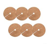 Natural Coconut Fiber Plant Mats for Winter Root Insulation and Moisture Maintenance, 6 Pieces Suitable for Cutting to Fit Different Pot Sizes (30 * 30cm)