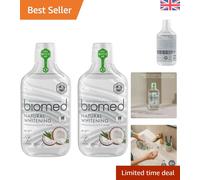 Natural Coconut Mint Mouthwash for Whitening - Alcohol-Free, , 500ml x 2