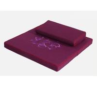 Natural Coconut Palm Latex Meditation Mat Washable & Removable Cushion for Kneeling & Home Use 31x31 inch Purple Perfect for Yoga Mindfulness & Relaxation