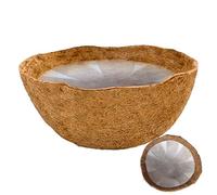 Natural Coir Liners For Hanging Baskets - Thick Coco Fiber Flower Pot Liner For Wall & Window Boxes - 100% & Water-Retentive Replacement Liners