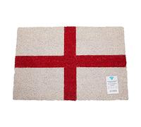 Natural Coir Mat Printed Patterned Dirt Trapper Indoor/Outdoor Door Mat Welcome Mat Non-Slip PVC Backed Doormat 60cm x 40cm (England Flag)