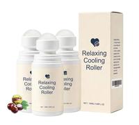 Natural Cooling Roller for Legs, Relaxing Cooling Roller, Soothe and Repair Roller Ball, Non-Greasy Formula, Moisturizing and Hydrating, Fast-Absorbing, Refreshing, Suitable for Women and Men (3PC)