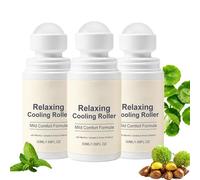 Natural Cooling Roller for Legs, Relaxing Cooling Roller, Soothe and Repair Roller Ball, Reduce Leg Swelling Roll-On, Fast-Absorbing, Non-Greasy Formula for Tired, Moisturizing & Hydrating (3PCS)