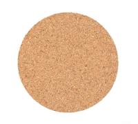 Natural Cork 10pcs Square Coasters with Backing for Use in For Home Bar Office Heat Resistant Mats Suitable for Writing and Decorative Bases (round)