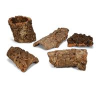 Natural Cork Bark for Terrariums, Decorative Planting and Background Bark, Available in Small Pack, Large Pack or Round Tube up to 12 cm Diameter, Suitable for Reptile Vivariums (Small Pack)