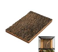 Natural Cork Bark - Reptile Enclosure Board, Habitat Climbing Wall | Water Resistant Textured Terrarium Backdrop, Forest Style Reptile Tank Ornament With Organic Wood For Snake Gecko