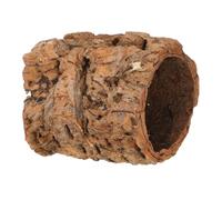 Natural Cork Bark Tube Hideout for Amphibians and Tarantulas | Realistic round Tube, Lightweight Breathable Structure, Sturdy Cork Bark, 4x3.5x3.5 Inch Size
