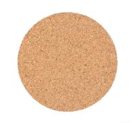 Natural Cork Drink Mats 10Pcs 4in Anti-Slip(Round)
