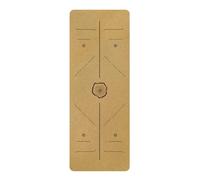 Natural Cork & Rubber Base Yoga Mat Comfort Exercise Yoga Mat 4.5mm Thick Cushion Support For Home & Gym