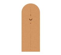 Natural Cork & Rubber Base Yoga Mat With Strap Extra Thick Exercise Yoga Mat 5mm Thick For Home Studio Outdoor