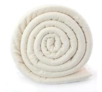 Natural Cotton Quilt Batting 108"x90" for Quilting Patchwork Quilts Queen Size