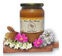 Natural Creamed Pure and Raw Honey from ECO/BIO Area Unheated,Unpasteraised,Unfiltered Mountain Honey harvested in our own Bee Farm (1.kg)