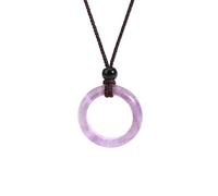 Natural Crystal Hexagonal Pointed Gemstone Pendant Necklace for Women Men|Wire Wrap Charm with Gold Chain Chork Meditation Energy Amulet Jewelry Gifts Amethyst