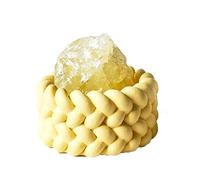 Natural Crystal Mineral Stone Aromatherapy Cup Ornament Essential Oil Diffuser Home Flameless Incense Burner(Gelb)