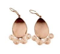 Natural Crystal Quartz Gemstone Dangle Earring 3.5x1.5mm | Made in 925 Sterling Silver, Silver Plated |pear Shape Stone, Faceted Minimlist Style Dangle For Unisex|LK_RDG_00248