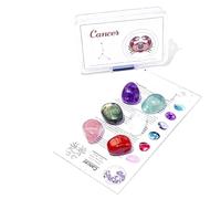 Natural Crystal Raw Stone Set for 12 Zodiac Signs DIY Mineral Standard Tutorial PP Box 1 Aries to Scorpio