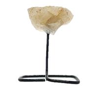 Natural Crystal Raw Stone Stand For Reiki Healing And Fengshui (Assorted Shape)(10X6 Cm Approx.) (Citrine)-B0CJLC71MRNAMZ