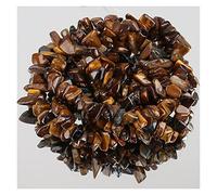 Natural Crystal Rough 5-8mm Natural Irregular Gravel Beads Yellow Tiger Eye Stone Freeform Chips Beads for Jewelry Making DIY Bracelet Necklace 33“ Home Decoration Crystal (Size : 33inches)