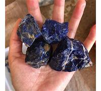 Natural crystal rough 50g Natural Clear Quartz Crystal Stone Rock Chips Specimen Collection Fish Tank Stone (Color : Sodalite)