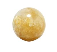 Natural crystal rough Crystal Ball Decoration Golden Ball Crystal Ball Without Base (Size : Light Green)