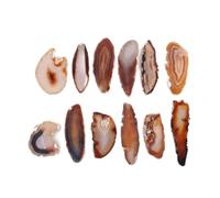 Natural crystal rough Natural Crystal Rough Natural Agate Slice Geode Polished Irregular Crystal Slice Stone DIY Pendant Decoration Grade Mini DIY Practical for Decoration, Stone Generator (Color : L