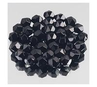 Natural Crystal Rough Natural Faceted Black Agates Stone Loose Spacer Beads for Jewelry Making DIY Bracelet Necklace 15" 6/8/10mm Home Decoration Crystal (Size : 8mm 44-46pcs)