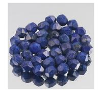 Natural Crystal Rough Natural Lazuli Blue Stone Loose Spacer Beads for Jewelry Making DIY Bracelet Necklace 15" 6/8/10mm Wholesale Home Decoration Crystal (Size : 6mm 60-63pcs)