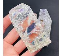 Natural Crystal Rough Rainbow Crystal Clear Popcorn Quartz Obelisk Crystal Specimen Natural Crystals Home Decor Crystal Stone (Color : 1 Piece, Size : 150-200g)