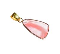 Natural Crystal Semi-Precious Stone Pendant Necklace - Amethyst, Rose Quartz, Lapis Lazuli Water Drop Triangle Shaped Jewelry