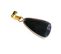 Natural Crystal Semi-Precious Stone Pendant Necklace - Amethyst, Rose Quartz, Lapis Lazuli Water Drop Triangle Shaped Jewelry