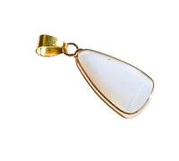 Natural Crystal Semi-Precious Stone Pendant Necklace - Amethyst, Rose Quartz, Lapis Lazuli Water Drop Triangle Shaped Jewelry