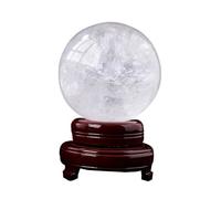Natural Crystal Sphere Ball, Crystal Ball White Multiple Sizes Pack of 1(80mm)