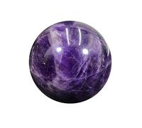 Natural Crystal Sphere Polished Gemstone Ball Decorative Crystal Orb for Home Decor Meditation Healing Display with Multiple Material and Size Options(Dream Amethyst,Around 4cm)